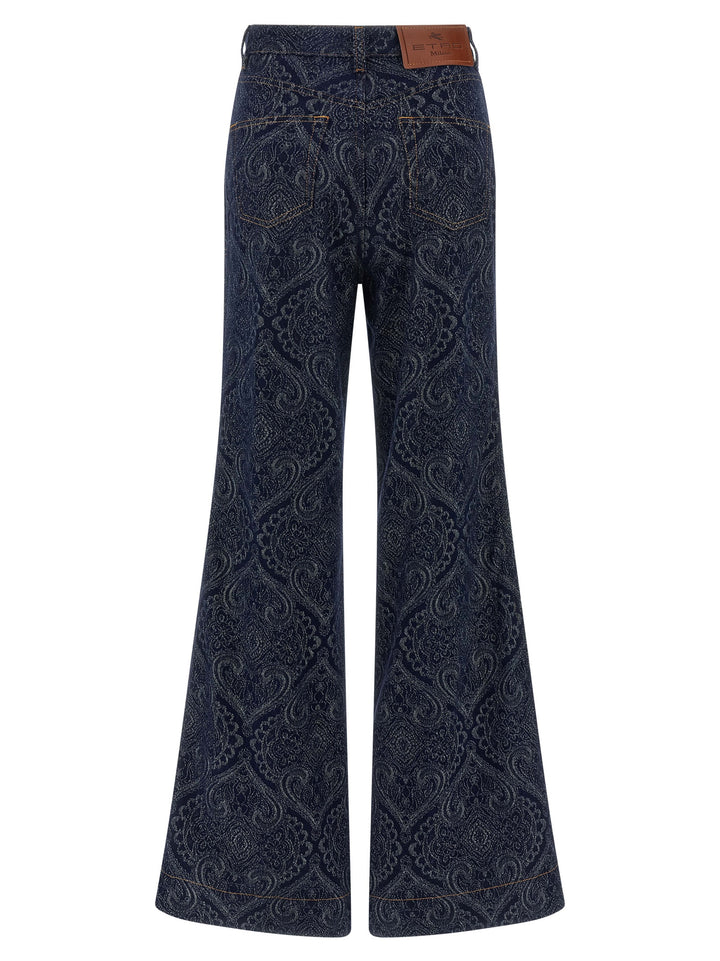 Etro Jacquard Jeans - Blu | b7e4e082e382068a27601cccc5b1ccd1fa61b145