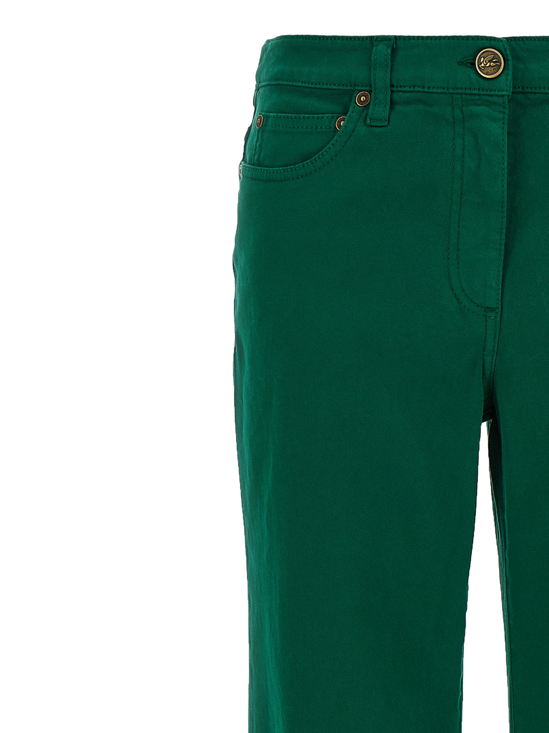 Etro Cotton Trousers Pantaloni - Verde | 122361c8ee4e9fe71fd4aefea778d5ee42d9f3f5