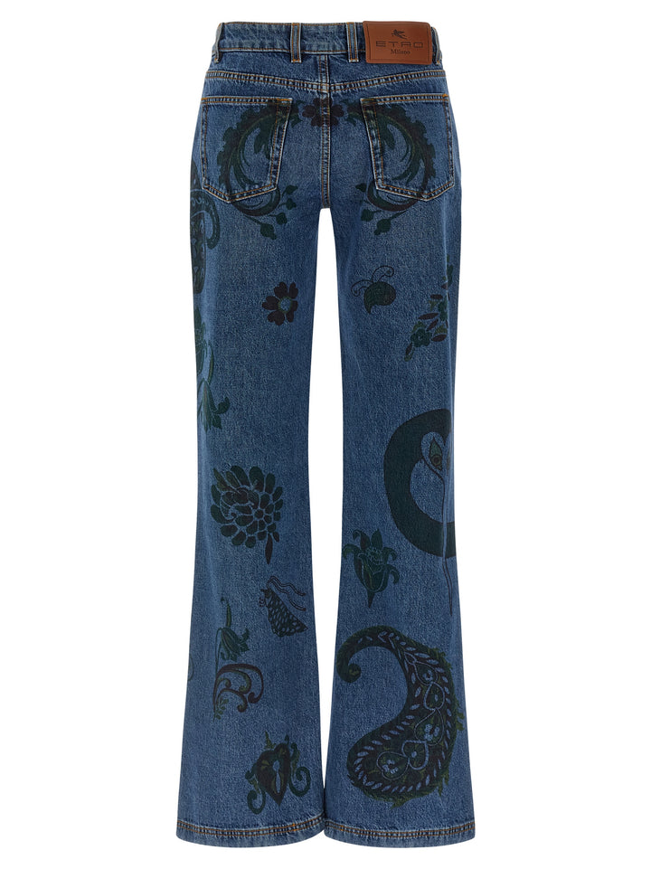 Etro Paisley Print Jeans - Multicolor | fcb7ff12f8666a1c1a066586bc063926c5aa2aa9