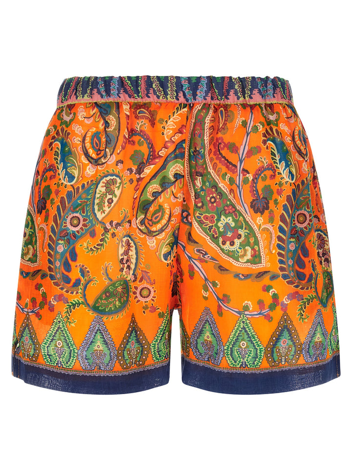 Etro Ramie Shorts Bermuda e Short - Arancione | f0cc11166b26e29c5744cc4b3fd64d29b1c84f48