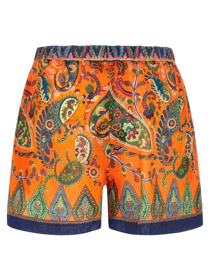 Etro Ramie Shorts Bermuda e Short - Arancione | 80e5d8e5eb32e8a8d11296a899242de1cee187ce