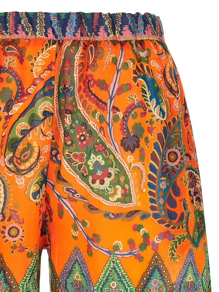 Etro Ramie Shorts Bermuda e Short - Arancione | 9e56d583a984e2f2f00a4cfb1b57c141e4a09676