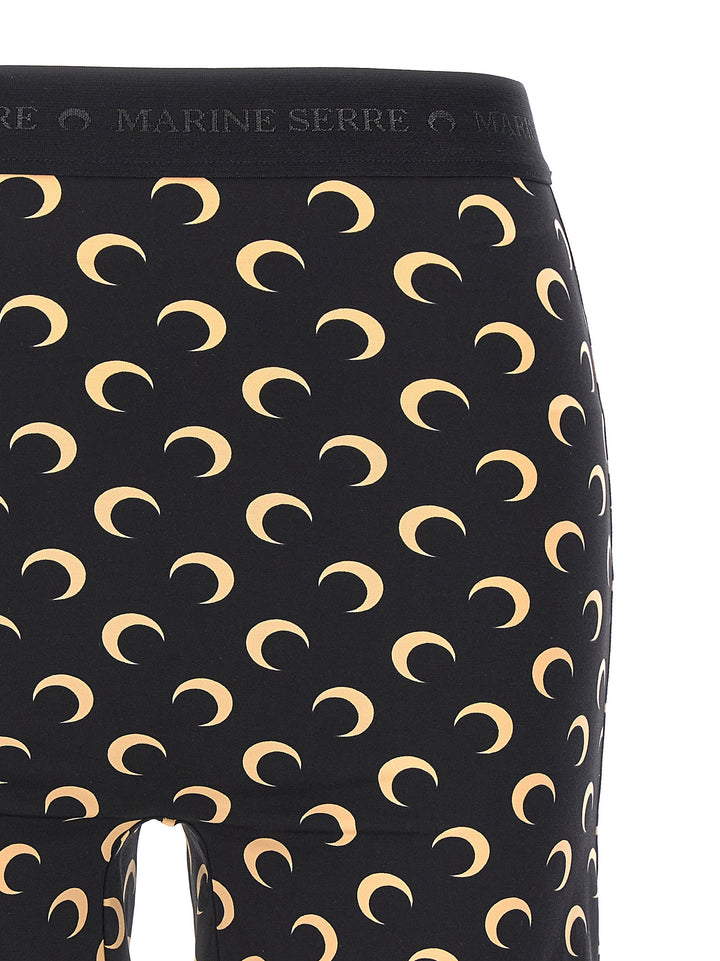 Marine Serre Moon Printed Leggings - Nero | 6fcbd815127a23b893e42571dc1ca3f41aebbf4a