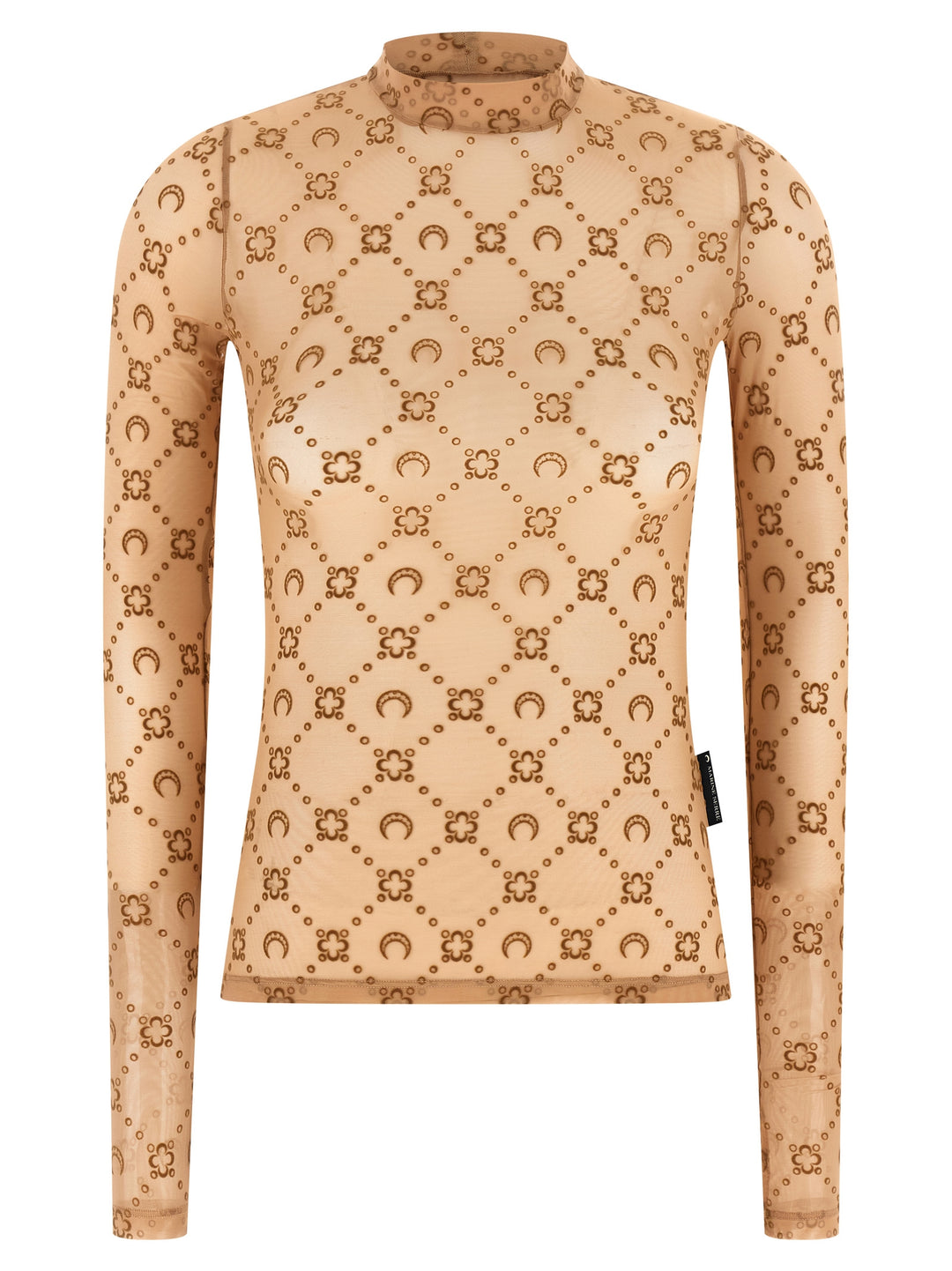 Marine Serre Second Skin Top - Beige | 66c789faa0bd08f3d003a18c3378dfddaa80fc2f
