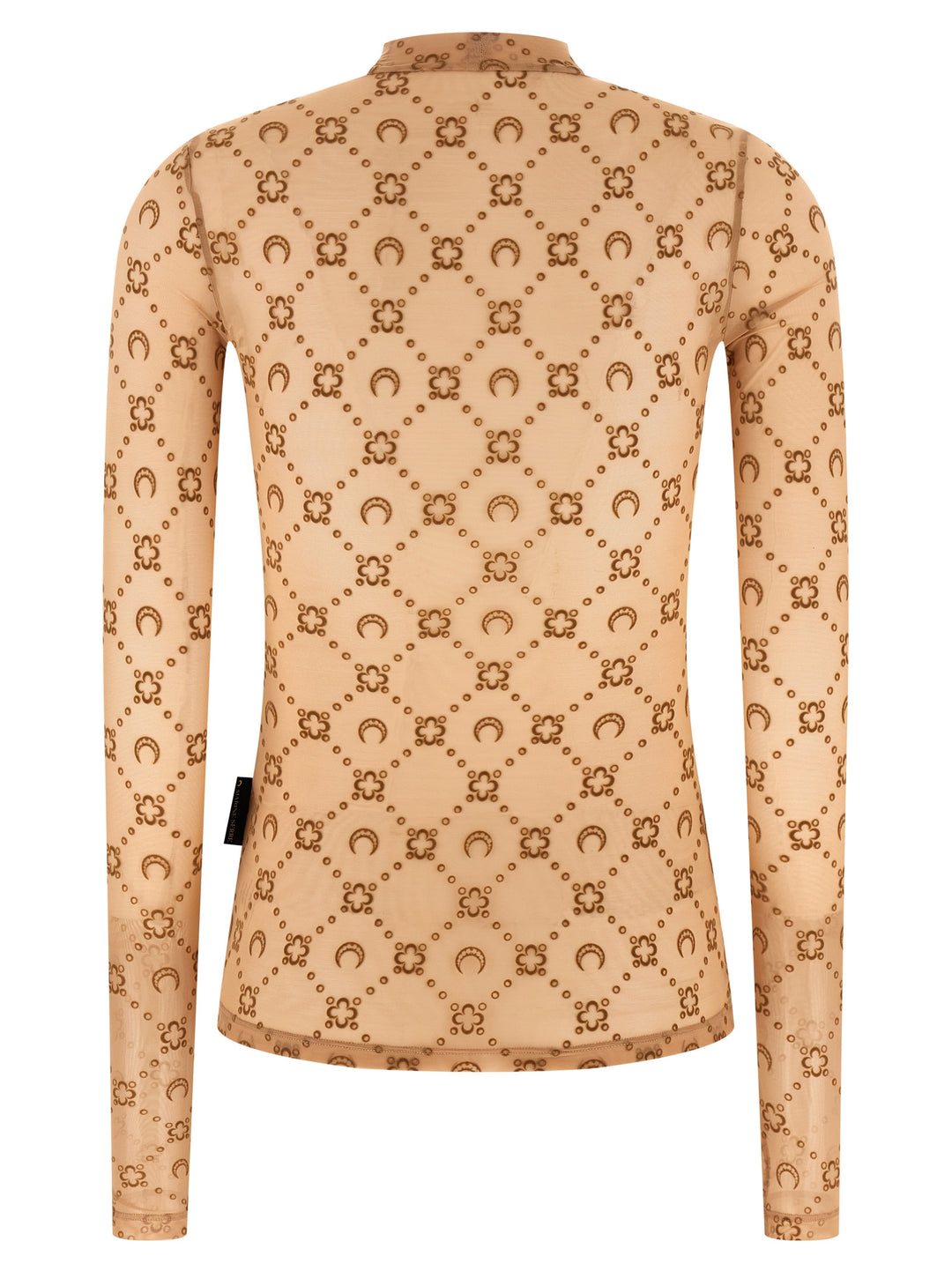 Marine Serre Second Skin Top - Beige | 73f44c3f58c9216120b6931fa87e59077c3d58e3
