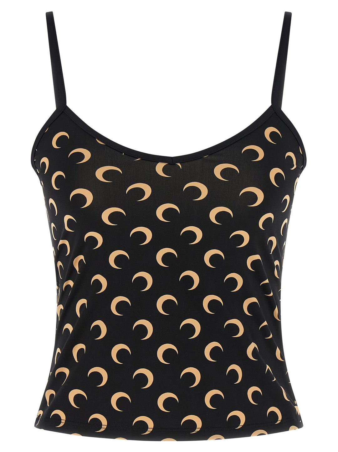 Marine Serre All Over Moon Top - Nero | a38b3e63311a22e044520324d875d08db4be4437