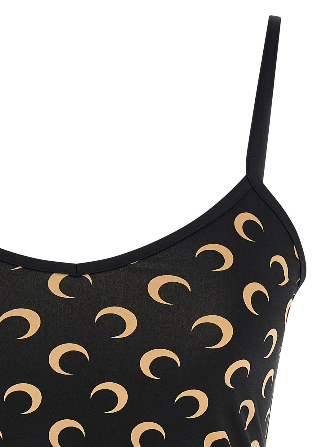 Marine Serre All Over Moon Top - Nero | f0bf0b308a07e328836f3bf9f2d4b5d44e5ac95e