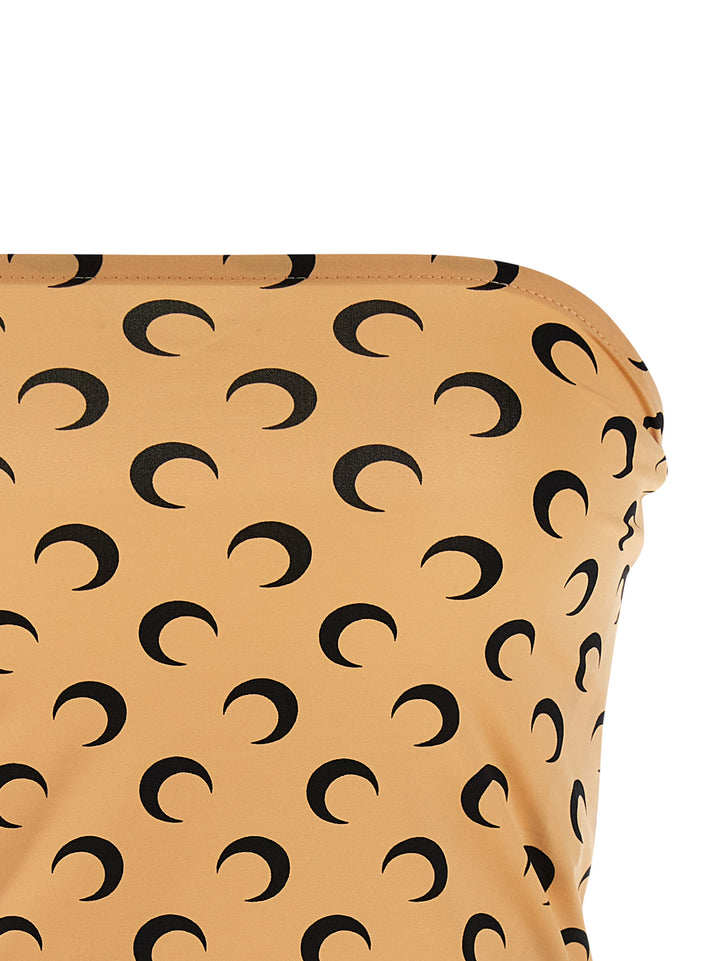 Marine Serre All Over Moon Top - Beige | 945a9c98f3a8cf6644476cb8d96a2ccb41d6363e