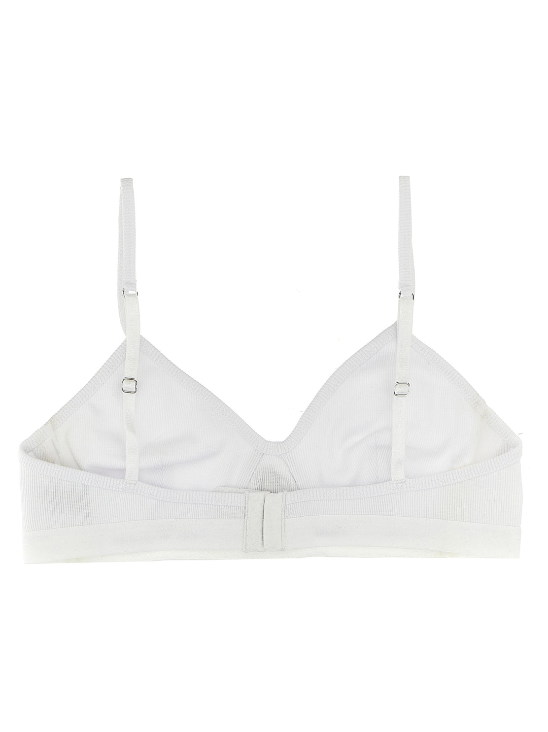 Bra With Embroidered Logo Intimo Bianco