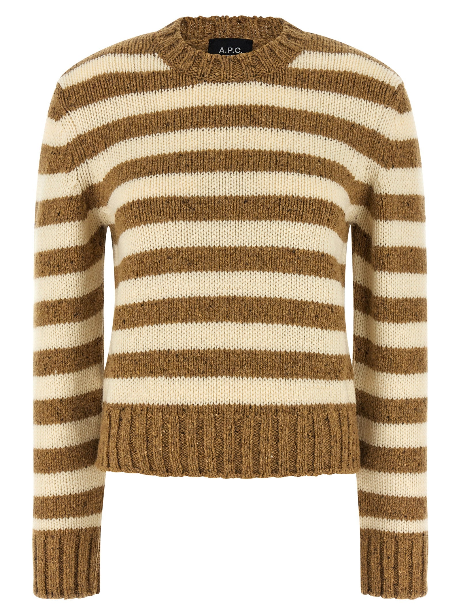 A.P.C. Striped Sweater Maglioni - Marrone | cf2e39530465a95bb6702f2d63e962797c6be3c7