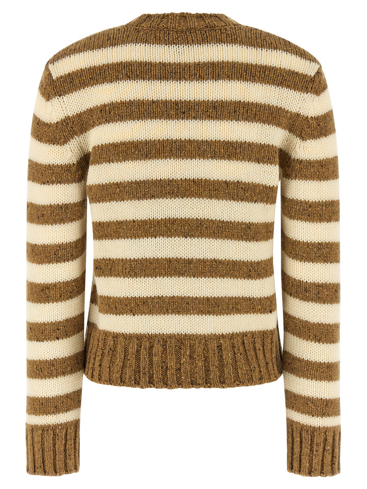 A.P.C. Striped Sweater Maglioni - Marrone | 6342f161b55df44eb04ea078b2604548a7ec77c7