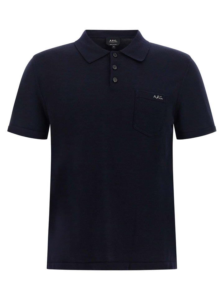 A.P.C. Gide Polo - Blu | f5c4b25b20dc4ff1f95a85f597377d2cdad9d00a