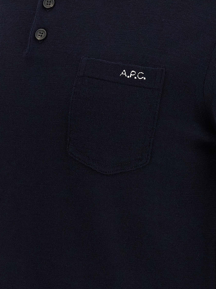 A.P.C. Gide Polo - Blu | 634c7ce150a8fedffefcba4dfa4c4a807e50b9fd
