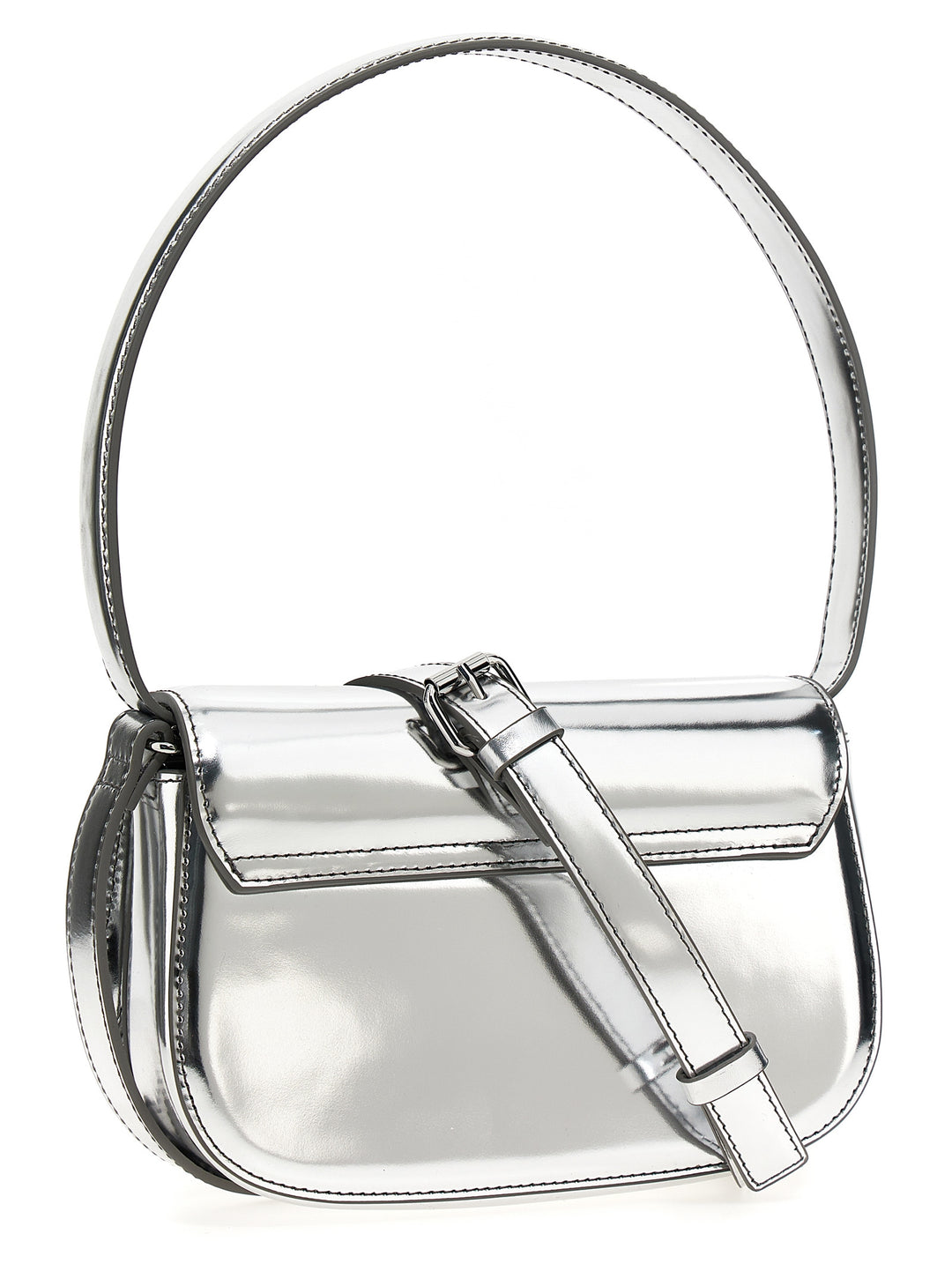 Diesel 1dr Borse a Spalla e Tracolla - Silver | cacd82622163a9fc850fdebd82d5376f592b38e9