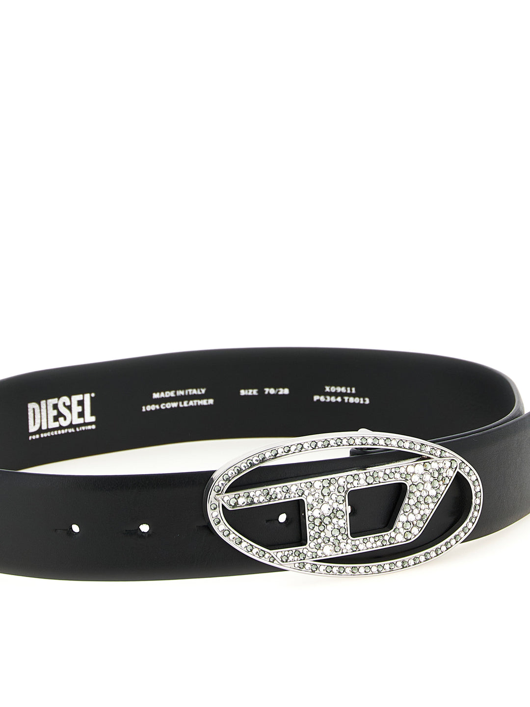 Diesel B-1dr Strass Cinture - Nero | c8c685ddf93c8c9aba9edc5b2ab60da65757bf32