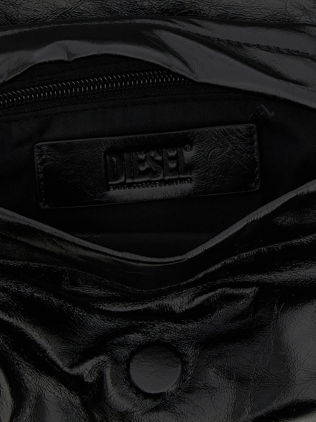 Diesel Scrunch-D Shoulder S Borse a Spalla e Tracolla - Nero | 665ef88ed46563d1d2eed8e9002d6e697ef6492c