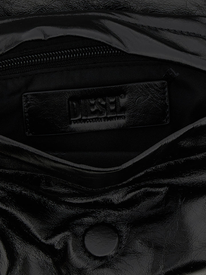 Diesel Scrunch-D Shoulder S Borse a Spalla e Tracolla - Nero | 665ef88ed46563d1d2eed8e9002d6e697ef6492c