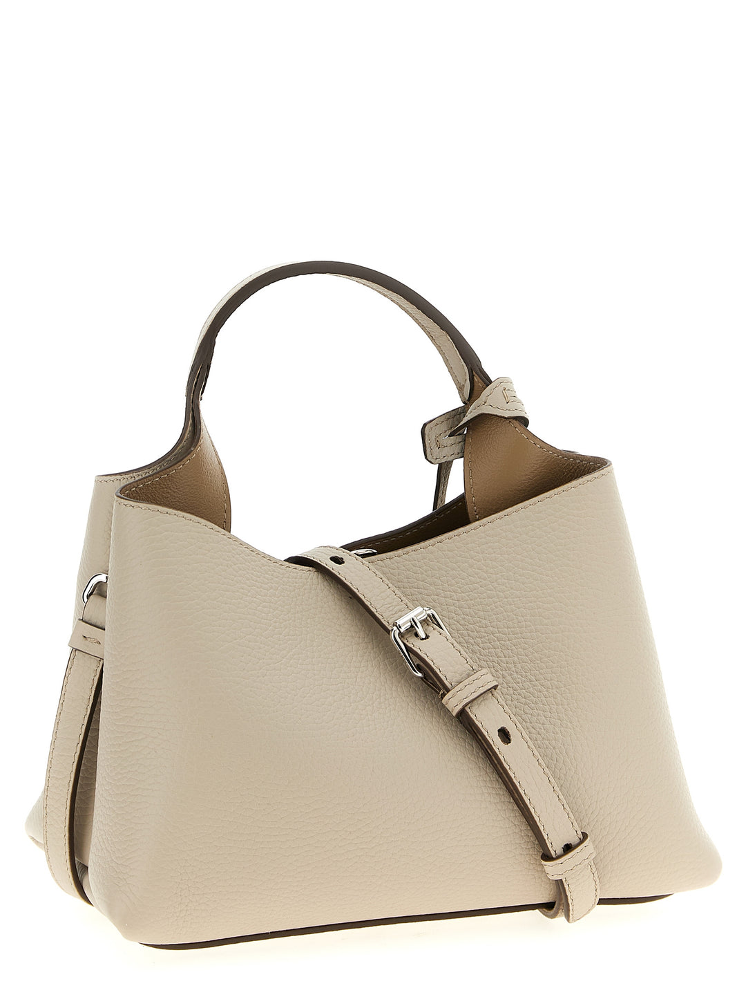 Tod'S Micro Leather Handbag Borse a Tracolla - Grigio | 429fee15c2b5288c617ffd54593e62fbb2c657b1