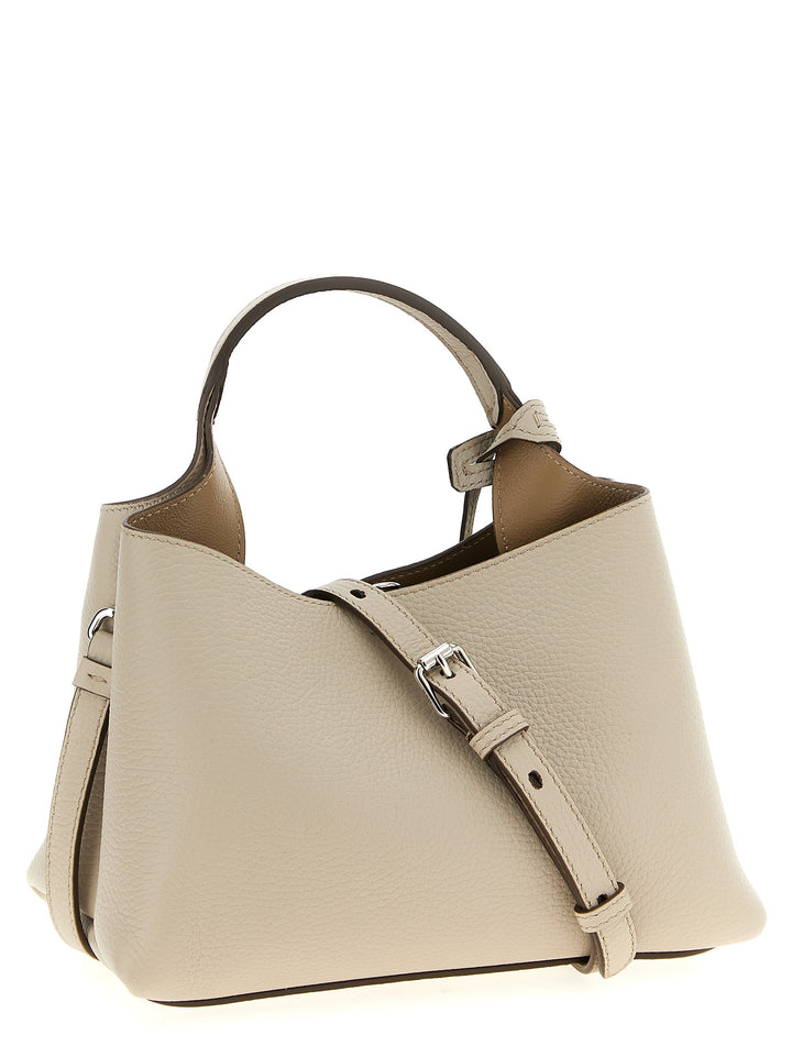 Tod'S Micro Leather Handbag Borse a Tracolla - Grigio | 429fee15c2b5288c617ffd54593e62fbb2c657b1