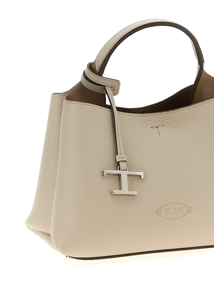 Tod'S Micro Leather Handbag Borse a Tracolla - Grigio | 06bfc8e9973cbedf37908dd0bd3927f79c11259f