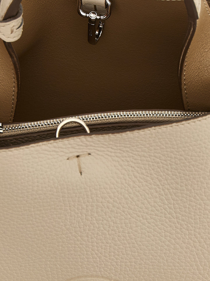 Tod'S Micro Leather Handbag Borse a Tracolla - Grigio | b248d392c897cf58712c6ad25d960ba0902d015d