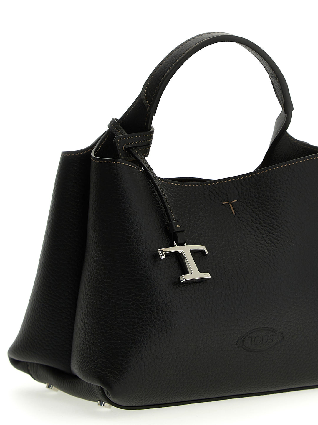 Tod'S Micro Leather Handbag Borse a Mano - Nero | f3ebbaaff8d36664c7edb9af35a89ed30082fffd