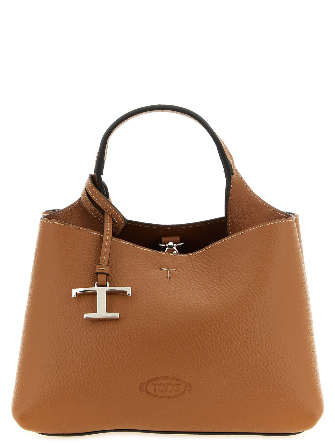 Tod'S Micro Leather Handbag Borse a Mano - Beige | e0d9d1bea852d1ef6a4e20d229ab2f0f9c888571