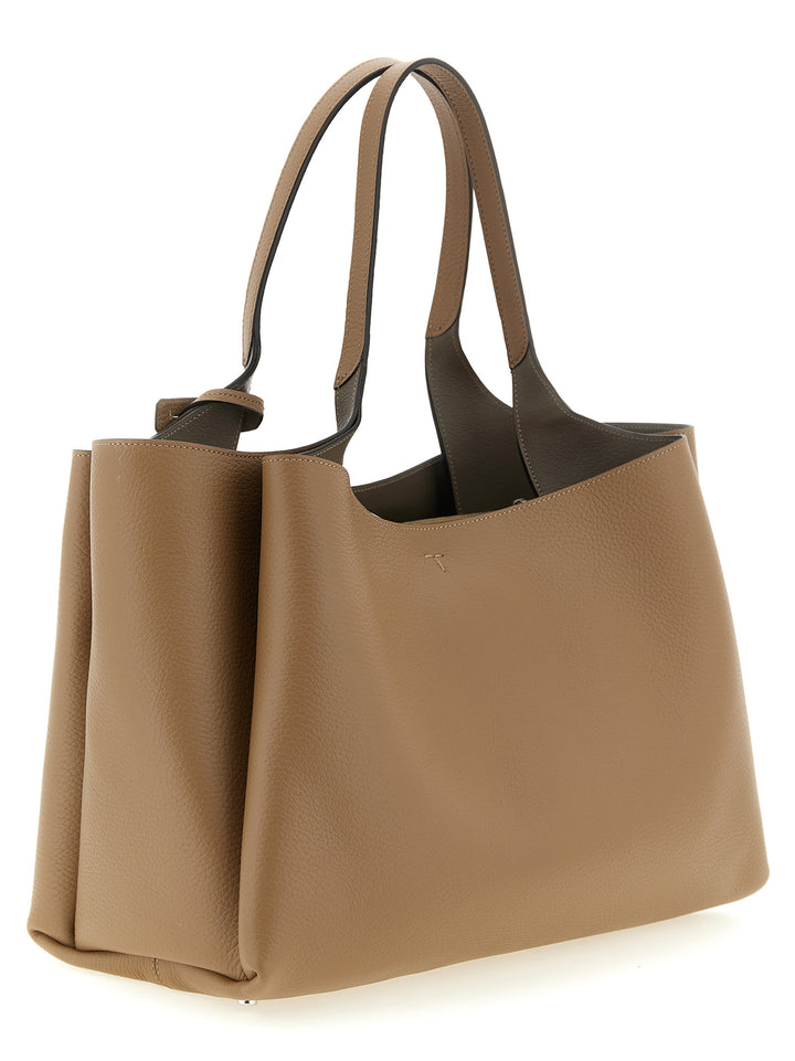 Tod'S T Timeless Tote - Marrone | 35056c596bfc2ae5c43dc04b17a180b38983de03