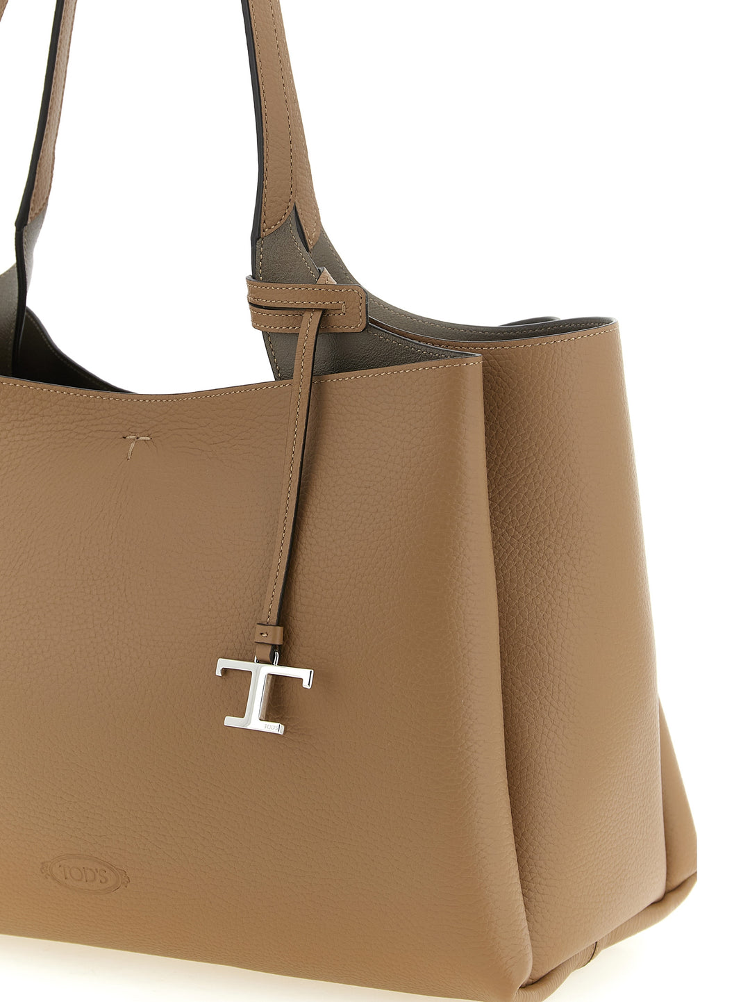Tod'S T Timeless Tote - Marrone | 64eec1dcb08dbe813d655d8a518fc8475f4be358