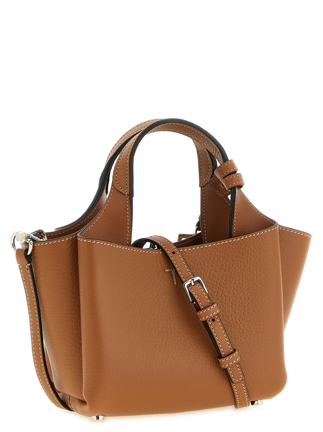 Tod'S Micro Leather Handbag Borse a Mano - Marrone | ac56f902157cfe0957bd90f20204cb665189919c