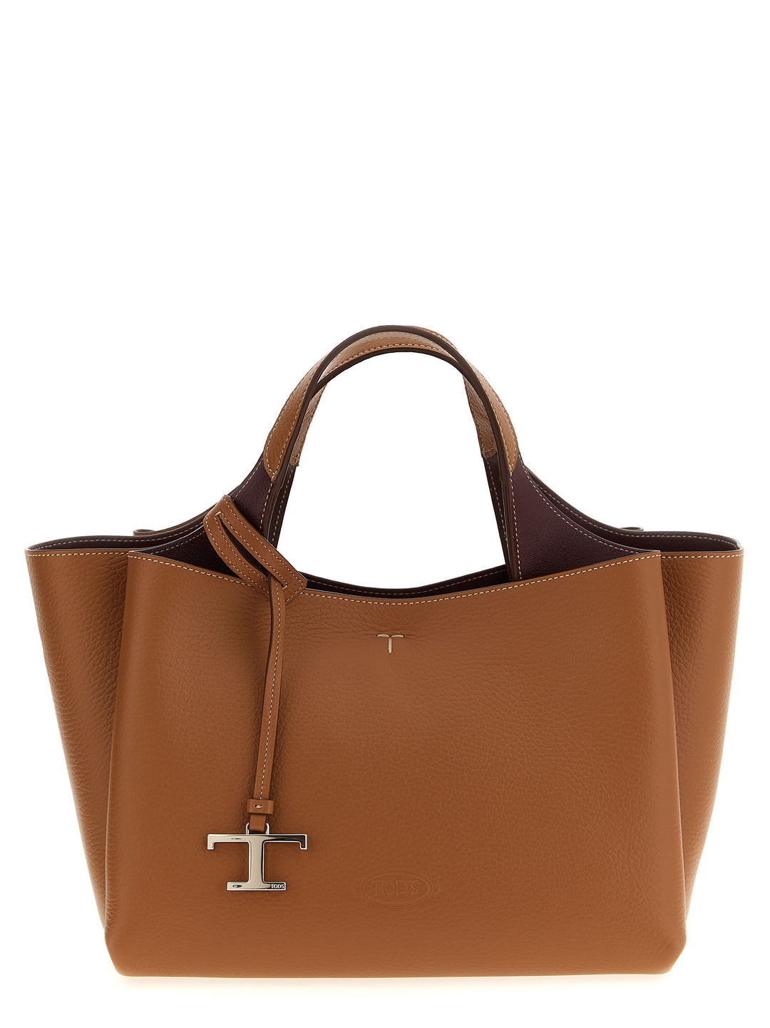 Tod'S Mini Leather Handbag Borse a Mano - Marrone | dc2729d4e9fb3812dc07e6f18c45cdc196e3ee44