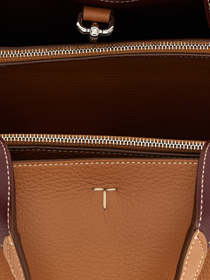 Tod'S Mini Leather Handbag Borse a Mano - Marrone | c7503fba01f30b4dfb131a4d264d4f2faddacbb2