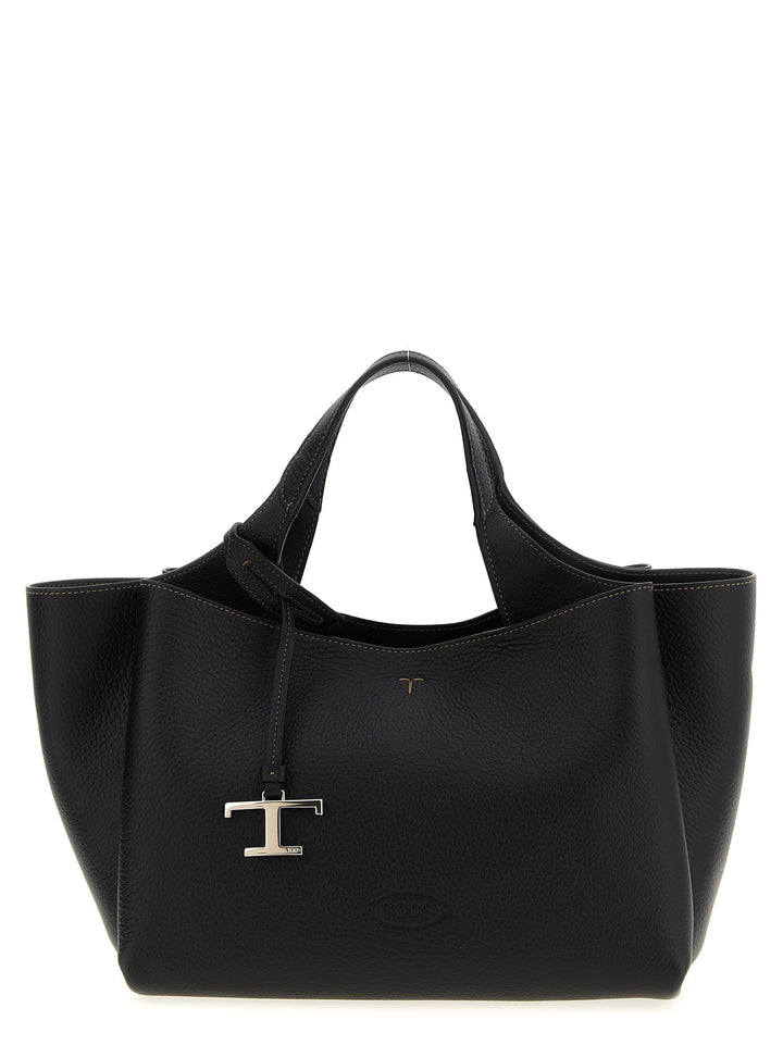Tod'S Mini Leather Handbag Borse a Mano - Nero | 4236feb7690b606b40df15c8b3ae8cd1d9149806
