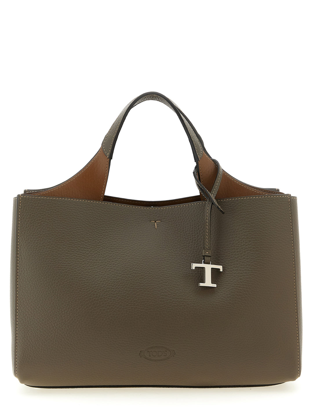 Tod'S Small Leather Bucket Bag Borse a Mano - Grigio | b7146693aef278e1d0088726142b718671855aa3