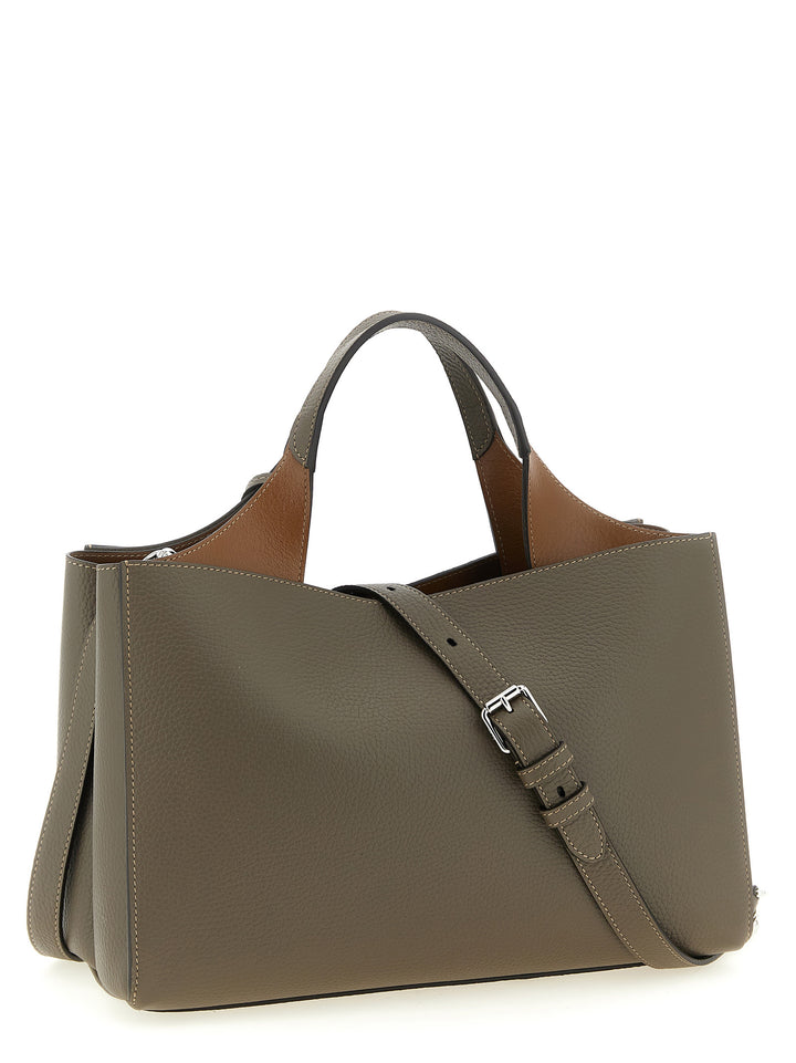 Tod'S Small Leather Bucket Bag Borse a Mano - Grigio | bac055883ca30ab0c475aba388a714992ac3587f