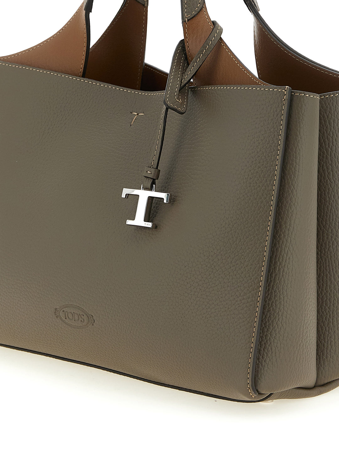 Tod'S Small Leather Bucket Bag Borse a Mano - Grigio | 45bb5e8bf7c6e33af7ef5ee00506752f3cb80210