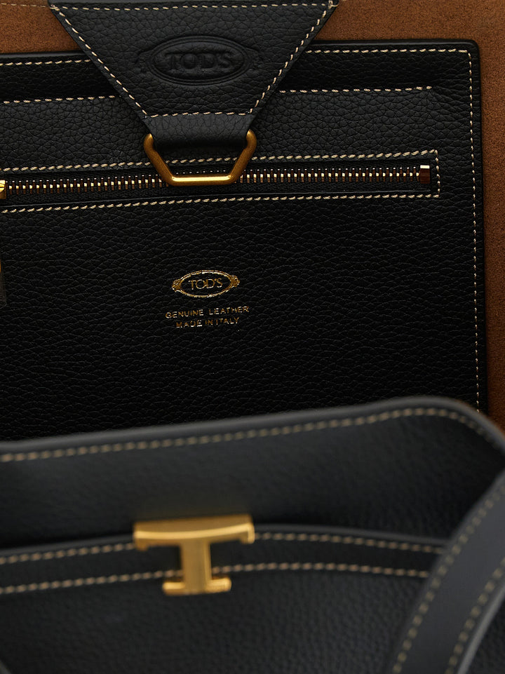 Tod'S Tim Tote - Nero | a48080343d315568a3b591ec090c0702e63a2d0b