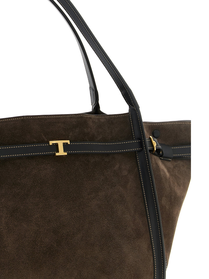 Tod'S Tim Tote - Marrone | 1ce633d6170ae0fdc033ab4da75b4b836228849d