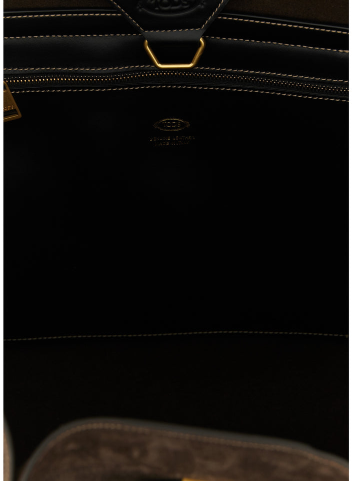 Tod'S Tim Tote - Marrone | 82100a59be1bc623ad23811f797b4cf6d42a2cb5