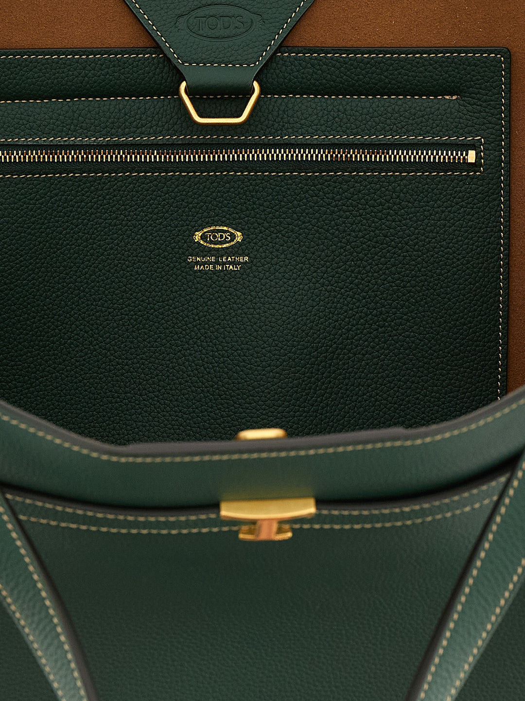 Tod'S Tim Tote - Verde | 8f6536a707bc2a5e7620317f08d08404b4e389f0