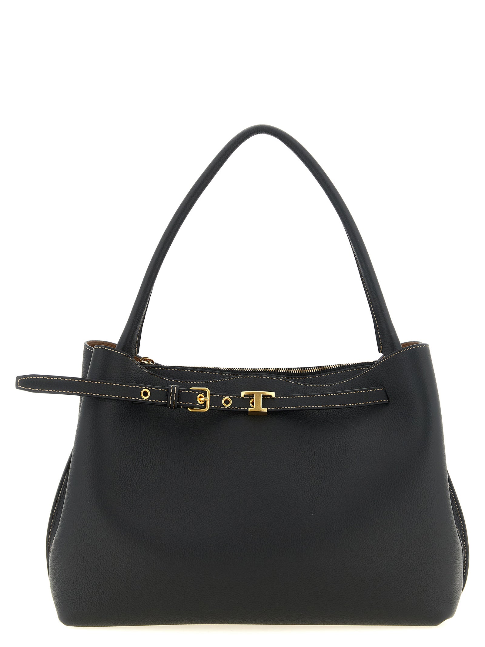 Tod'S T Signature Piccola Borse a Mano - Nero | b3eeb515927ed49842b23c355cfca356e64dd556