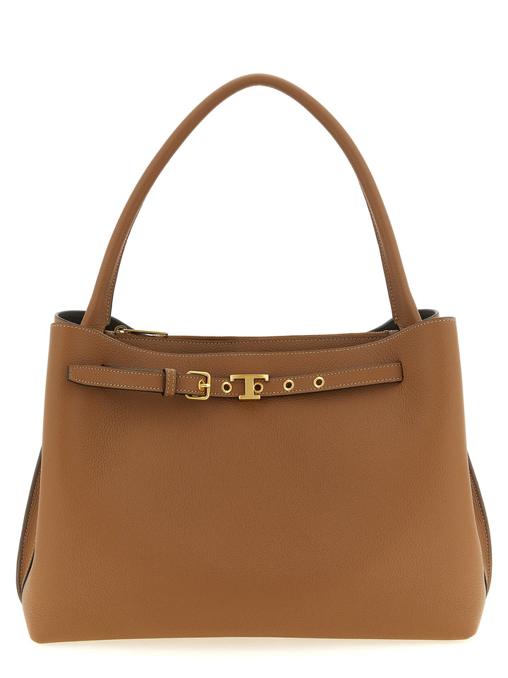 Tod'S T Signature Borse a Mano - Marrone | 80514062547dfbeb4fd9b27519af114c42503498