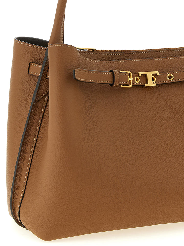 Tod'S T Signature Borse a Mano - Marrone | 7556d96674eb546b338d02b9be760a95f6c41f9a