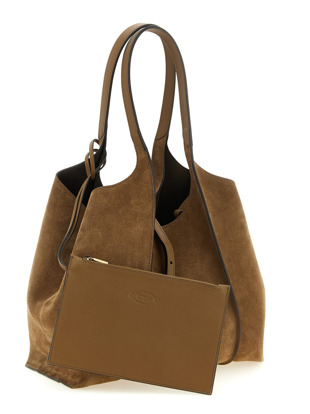 Tod'S T Timeless Tote - Marrone | bd200c057351763ce4b4ac498c25181d2c59fe04