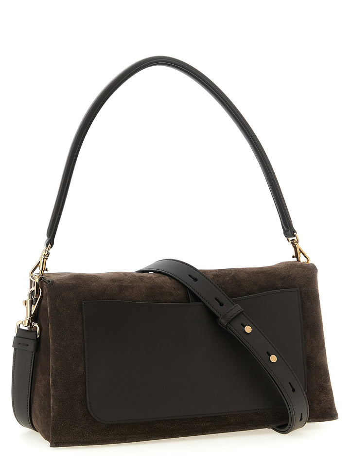 Tod'S Flap T Timeless Borse a Spalla e Tracolla - Marrone | eeaa7a3c52bd733296eae58aa84f85ab6b110dac