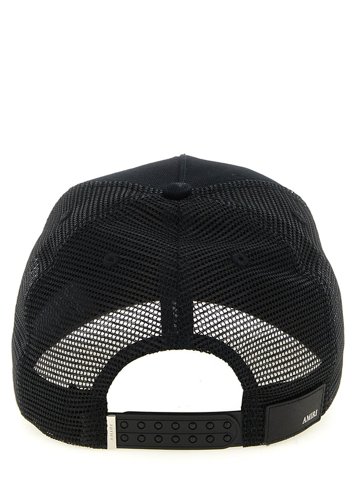 Amiri Ma Logo Trucker Cappelli - Nero | 117b5aecbfa177ba9e59d70b646e733559d6b4a5
