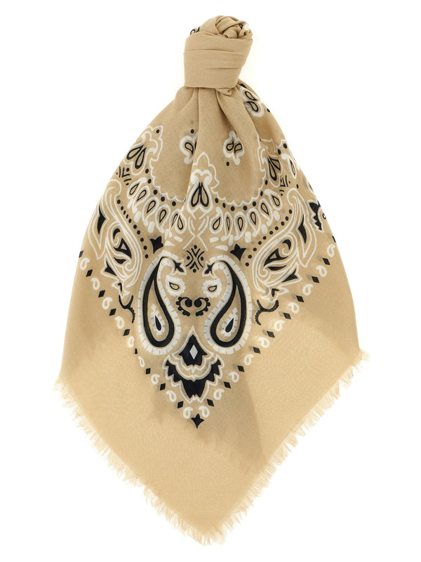 Bandana Stole Sciarpe Beige