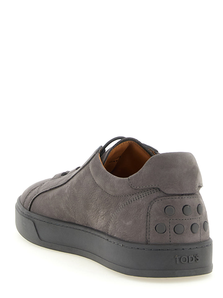 Tod'S Nubuck Sneakers - Grigio | 63420c4504e4ed37670a0cef4cb2f0808c573b18