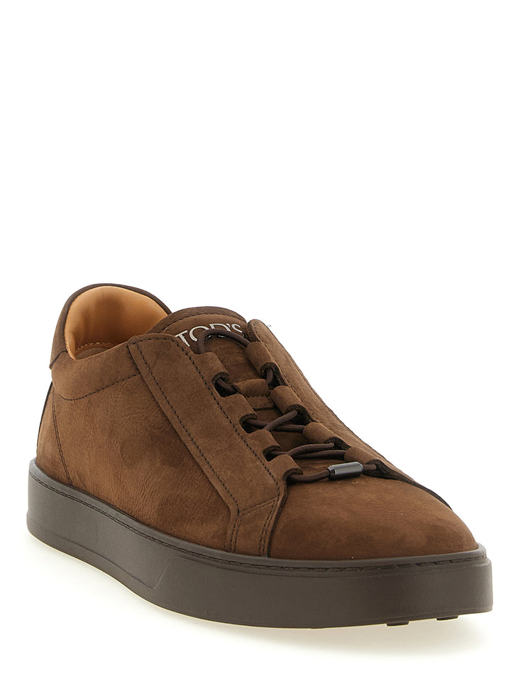 Tod'S Nubuck Sneakers - Marrone | 0f86369d1c89d5a1bfa03113b1764f946854cdfa