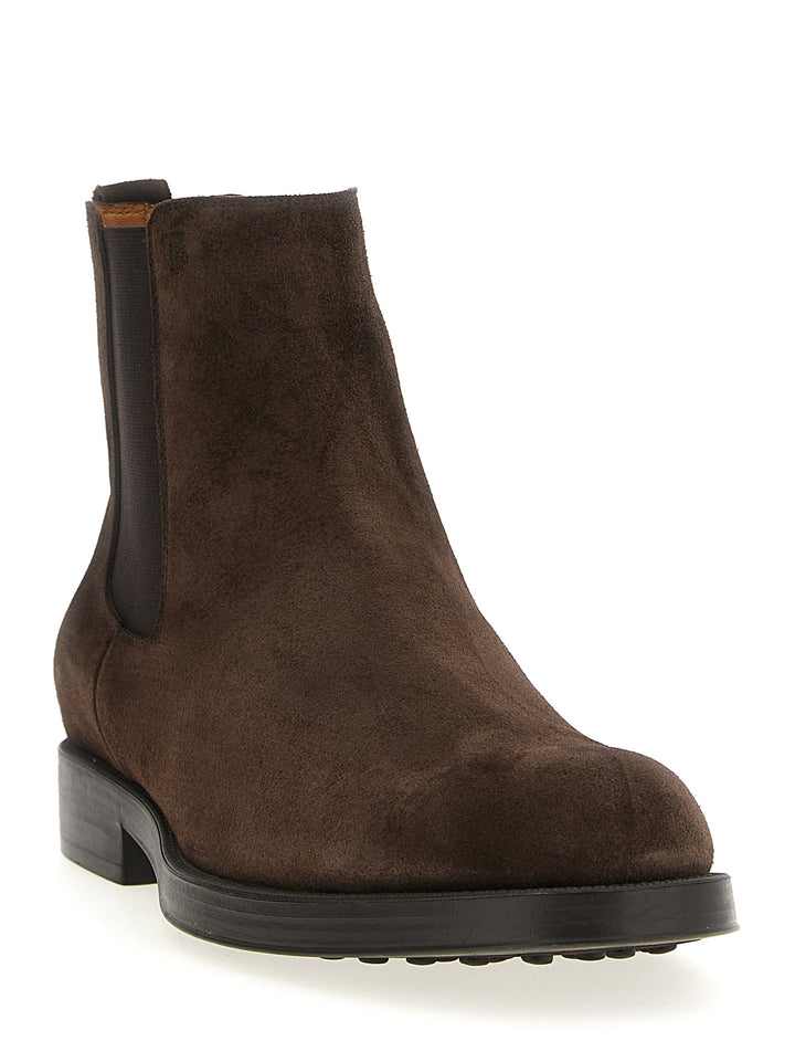Tod'S Chelsea Ankle Boots Stivali e Stivaletti - Marrone | 37d9649df41fcd53f73529212746d8265e16d3e8